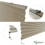Dulepax RV Blinds,RV Pleated Shades,RV Blinds Pleated Shades, 32" W x 24" L Cappuccino RV Window Shades,Camper Blinds,RV Window Blinds for RV Camper Travel Trailers Motorhome's Window