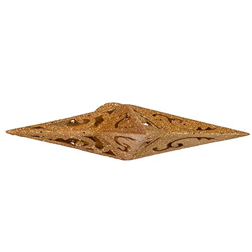 Kurt Adler H9100 8-Inch Gold Glittered 5 Point Star Treetop