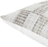 Livabliss x Galey Alix Katalina Indoor/Outdoor Accent Pillow Cover, 22" L x 22" W, Grey/Checkered
