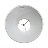 Barrel White Small Lamp Shade for Table Floor Lamps Replacement, 6x10x7.5 Inch, Fabric Cloth, Spider Model (white)