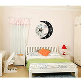 Wood Wall Clock Silent Animals Cartoon Cute Wall Clock for Kids Rooms Kids Wall Watch (Size : 39cm40cm)