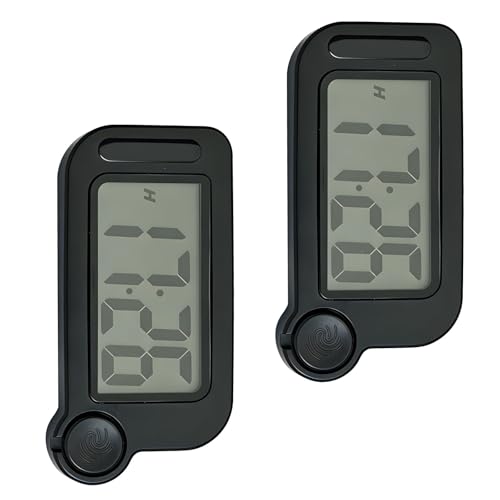 2pcs IPX7 Waterproof Kitchen Bathroom Clock with Backlight and Quiet Operations Perfect for Students and Travelers