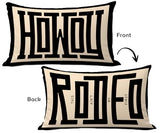 Howdy Pillow Cover 12x20, Western Southwestern Throw Pillows Cover for Cowgirl Cowboy Room Bedroom College Dorm Decor, Western Decor for Home