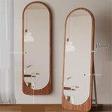 Floor Home Use Full-Length Mirror Creative Dual-Purpose High-Definition Bedroom Dressing Mirror