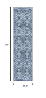 Vintage Washable Runners for Hallway 2.6x10 Runner Rug Non Slip