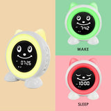 Toddlers Sleep Training Clock, Ok to Wake Clock with Red Green Light,Emoji,Nap Timer, Gift Idea for Toddler Girls Boys