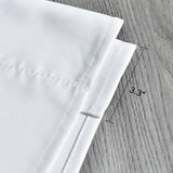 DONREN Pure White Balloon Shades Room Darkening Kitchen Window Curtain - Adjustable Thermal Insulated Tie Up Curtain Panel for Bathroom (34 W x 45 inches Long,1 Panel)