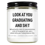 Younift Funny Grad Candle, 2026 Graduation Gifts for Her, Him - College, High School, Masters Degree, Phd, Law School, Nursing & Nurse Graduation Gifts for Women, Men - 9 oz