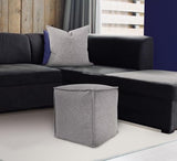 Howard Elliott Collection Square Pouf Panama Stone