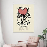 Atrippy Minimalist Large Posters Art Tapestry for Bedroom Aesthetic Cartoon Wall Tapestry Boho Funny Anime Poster Wall Hanging for Dorm Living Room Decor (24''x36'')