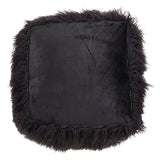 SARO LIFESTYLE Snug Haven Faux Fur Pouf