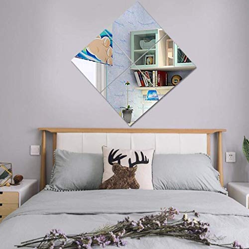 Home Mirror Dressing Mirror Floor Mirror 4PCS Full Length Mirror eless Free Standing Adjustable Bedroom Furniture Mirror Size : 22cm X 22cm AN1018 914 (Size : 40cm×40cm)