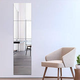 DIY Stitching Paste Wall Hanging Mirror European-Style Floor Mirror Full-Length Mirror Dual-use Fitting Mirror Long Mirror Floor Mirror 11.8in×11.8in