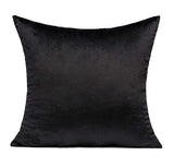 VAKADO 20x20 Black Pillow Covers Decorative Velvet Cozy Soft Solid Square Throw Cushion Cases Home Decor for Couch Sofa Bedroom Office Set of 2
