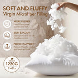 MIULEE 16x38 Pillow Insert, Premium Throw Pillow with Virgin Fiber Filling