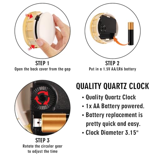 Personalized Crystal Quartz Clock, Retirement Gift for Women, Men, Retirement Clock Quartz Desk Clock, Premium Crystal Clear Glass Plaque, Retired for Teacher, Boss, Leader, Doctor
