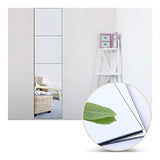Floor Mirror Bedroom Foyer Floor Mirror eless Full-Length Mirror DIY Stitching for Bathroom 4 Pieces AN1017 914 (Size : 40cm*40cm)