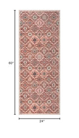 2x5 Washable Runner Rug, Nonslip Soft Area Rug for Hallway Kitchen