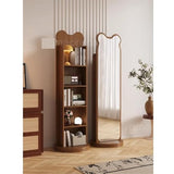 FKEE55UED Floor Full Length Mirror Wood Frame Floor HD Dressing, for Bedroom/Living Room，43 * 170cm Mirror