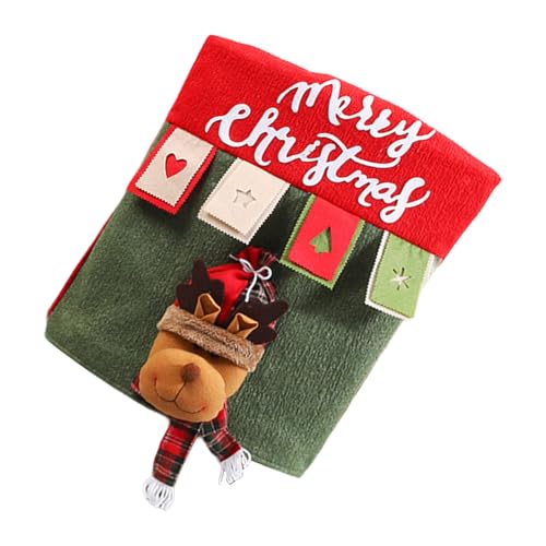 Christmas Kitchen Chair Santa Hat Designs for Christmas Homes Decors Festival Coverings Dining Room Accessories