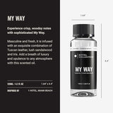Hotel Collection Diffuser Oil - My Way - Aromatherapy Essential Fragrance Oil - Sandalwood, Warm Virginia Cedar & Beautiful Iris - 120ML 4.1 Fl oz