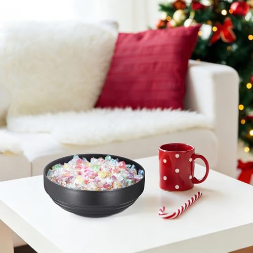 Key Holder Bowl for Entryway Table Round Catchall Bowl for Coin Fruit Holder Decorative Serving Bowl for Coffee Table Kitchen Counter, 7.4 Inches