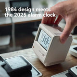 Maclock Retro-Style Alarm Clock, paying Homage to the Classic 1984 Model, Perfect for Bedroom desktops, Living Room Decoration, Silent Digital Alarm Clock, and Children's