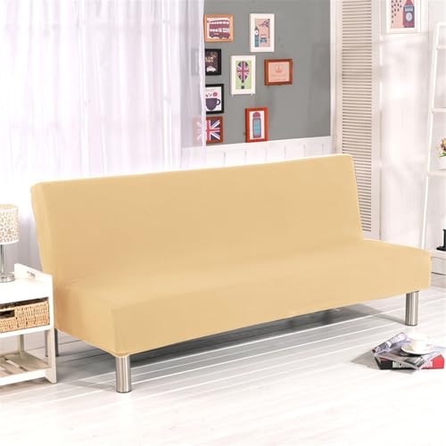 Futon Slipcover,Futon Covers Slipcover,Futon Covers Folding Sofa Cover Solid Color Futon Slipcover Polyester Elastic Fabric All Inclusive Cover