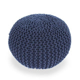 Moro Knitted Cotton 20 x 20 Round Pouf
