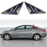 Car Window Side Louver Cover Trim Compatible with Hyundai Sonata Sedan 2011 2012 2013 2014 Exterior Door Panel
