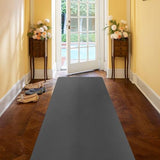 Hallway Runner Rug for Kitchen, 2'x6' Leather-Look Vinyl Waterproof