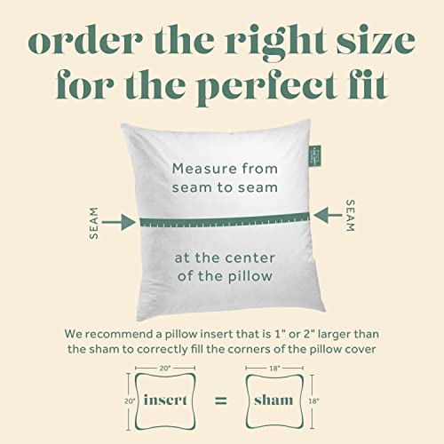 ComfyDown Down and Feather Diameter Round Decorative Pillow Insert, Sham Stuffer - Made in USA (18")
