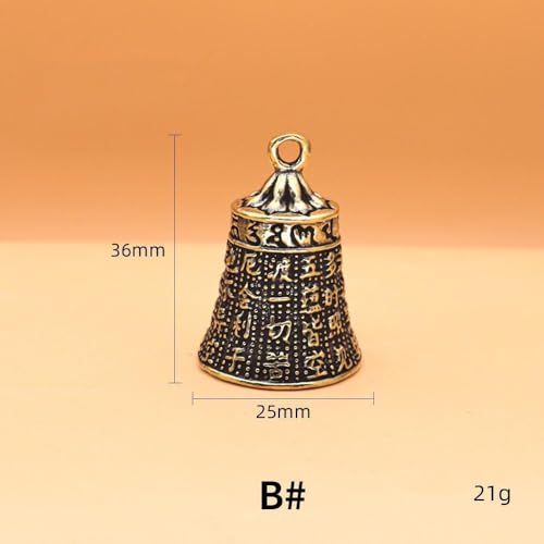 5pcs/Set Mini Antique Bell China's Mini Brass Copper Sculpture Pray Buddha Fengshui Bell Invitation Buddhism Chinese Bells Home Decor