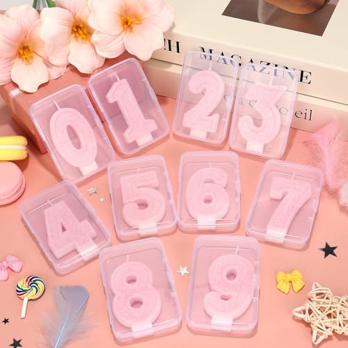 Cute Number 1 Birthday Candle, Glitter Pink Number Candles, First Birthday Cake Topper Decoration, Party Supplies Anniversary Celebrations