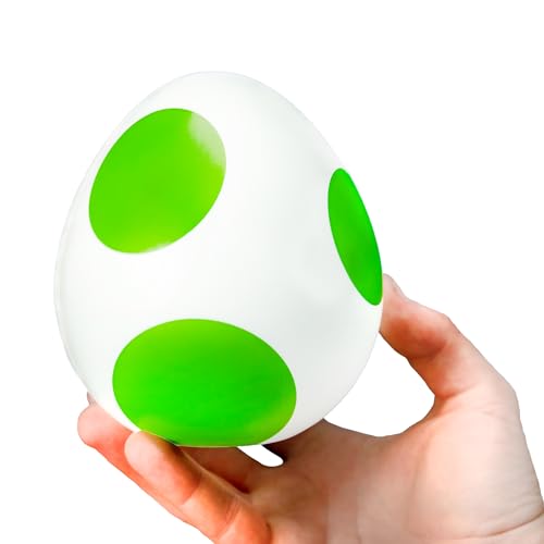 Paladone Super Mario Yoshi Egg Light – Mini LED Desk Lamp, USB Powered, Gaming Room Decor, Official Nintendo Merchandise