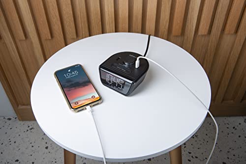 Brandstand CubieWink - Charging Alarm Clock with USB Ports