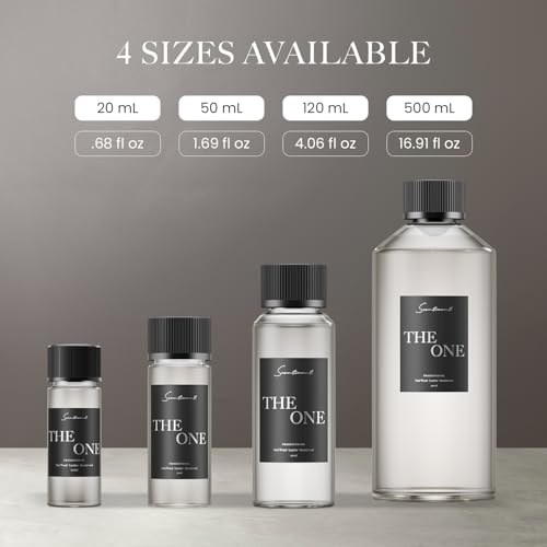Scentiment The One Diffuser Oil - Premium Hotel Scent with Notes of Cardamom, Leather, Lemon with Cinnamon & Sandalwood Home Scent, Hotel Fragrance Oil Diffuser Refill - 4.06 fl oz (120 mL)