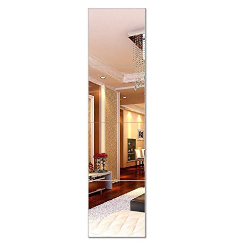 Full Length Mirror eless Floor Mirror Bedroom Simple Wall-Mounted Dressing Mirror 4PCS AN1022 910 (Size : 30cm×30cm)