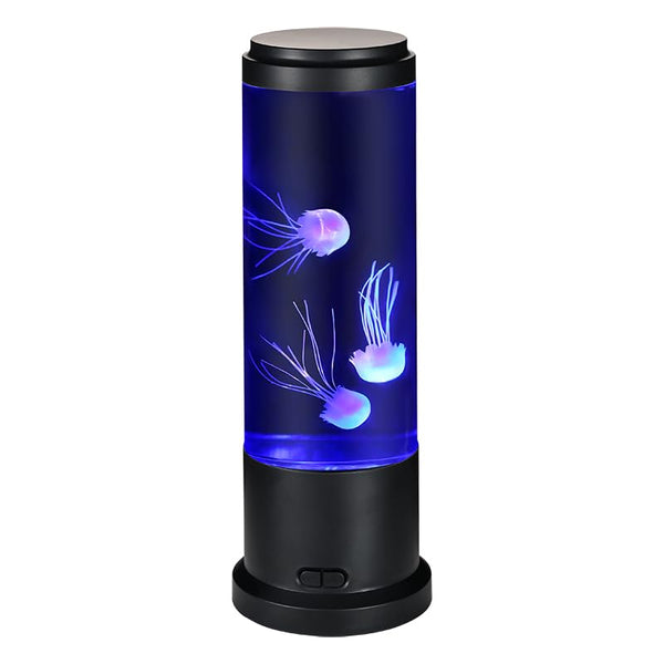 Jellyfish Lamp, 11 Inch Jellyfish Aquarium with Color Changing Light, Noiseless Pump, USB Powered Mood Light for Home Decor Kids Men Women