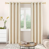 TONIAL Curtain Rod 32 to 58 Inch(2.6 to 4.8 ft), Splicing Adjustable 3/4 Single Rods for Windows 20 to 53 Inch(1.7 to 4.4 ft) Decorative Drapery Rod with Translucent Diamond Finial, Gold