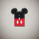 Disney Mickey Mouse Metal Light Switch Plate - Mickey Mouse Switch Plate Decoration for Kids' Bedroom, Play Room or Movie Room