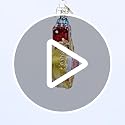 Old World Christmas Las Vegas Sign Glass Blown Ornament for Christmas Tree, Handcrafted Holiday Decoration, Gamble Collection