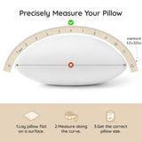 AM AEROMAX 12x32 Memory Foam Throw Pillow Insert, Rectangular Lumbar, White