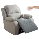 Genina Waterproof Recliner Chair Covers, Recliner Cover for Dog Pets Friendly, Washable Antislip Reclining Chair Cover Furniture Protector, Sofa Slipcover for Living Room(23.6inch/Dark Grey)