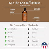 P&J Fragrance Oil - Teakwood 100ml - Candle Scents, Soap Scents, Diffuser Oil Scents