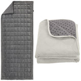 GORILLA GRIP Couch Cover, Loveseat, Gray and Couch Cover for Dogs, 52x82, Light Taupe Bundle