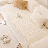 Mitid Sofa Cover Fuzzy Couch Cover for Pet, Couch Covers for Dogs Washable Non-Slip Sofa Slipcover Cushion Protector Pets Friendly Mat