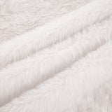 Mini Tree Skirt Small Christmas Tree Skirt White Snow Luxury Faux Fur - 15 inch Miniature Round Skirts for Tabletop/Under Xmas Tree Decorations (15 inch / 16 inches)