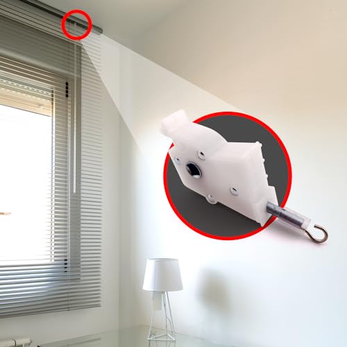 Amazing Drapery Hardware High Profile Wand Tilt Control 2ct - 1/4” Square Hole Heavy Duty Metal Mechanism for 2" Horizontal Blinds