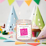 Homsolver 30th Birthday Decorations Gifts for Women Men, Happy 30th Birthday Candle Gift for Her Him, Funny 30 Years Old Ideas - Vanilla Candles